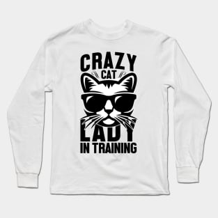 Crazy cat Long Sleeve T-Shirt